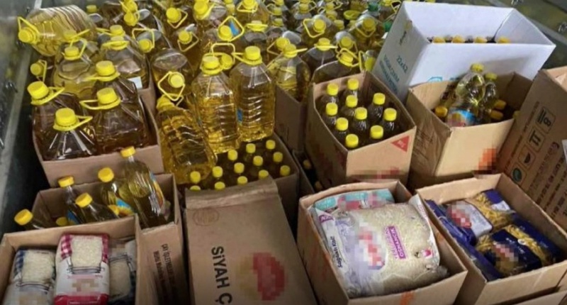 Bartın’da tutuklu yakınlarına yardım edenlere gözaltı: Polis bakliyat ürünlerine el koydu